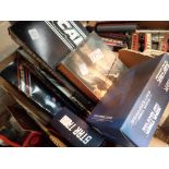 Box of Scalextric and Star Trek toys