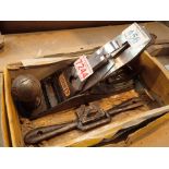 Vintage Stanley no 4 wood plane and a spokeshave