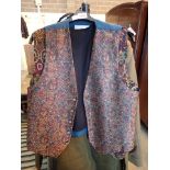 Two gents patterned waistcoats