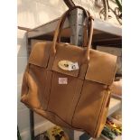 Ladies Mulberry leather handbag CONDITION REPORT: Serial number: 565321.