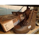 Altberg brown leather boots size 12 new
