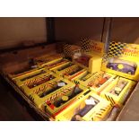 Box of Shell and Maisto sportscar / supercar collection all boxed 21 total