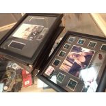 Seven framed film cells from the Italian Job limited edition Formula 1 and Starsky and Hutch