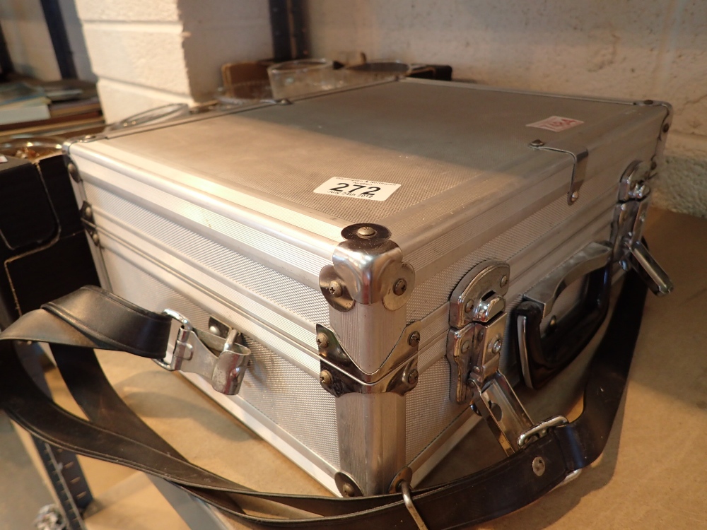 Aluminium photographic storage box