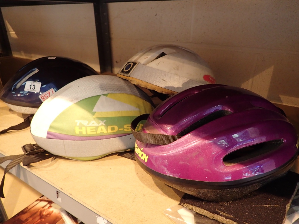 Four cycle helmets