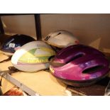 Four cycle helmets