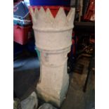 Crown chimney pot