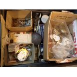 Box of pocket watch parts