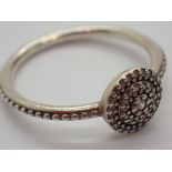 Genuine Pandora 925 silver ring size L