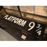 Cast iron platform sign L: 60 cm