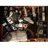 Box of collectable cameras