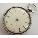 Chester assay John Bobington Liverpool hallmarked silver pocket watch