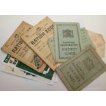 Small collection of war time memorabilia Idgards ration books and information leaflets