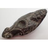 Early Oriental God oil burner light L: 8 cm