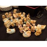 Collection of Pendelphin Rabbit figurines