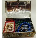 Box of mixed costume and fashion jewellery