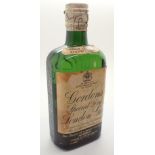 Vintage half bottle of Gordons special dry gin