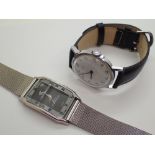Vintage gents Timex wristwatch and a Calvin Klein wristwatch