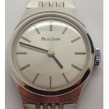 Ladies boxed Bulova mechanical wristwatch