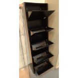 Large wall mountable steel shoe rack H: 1.