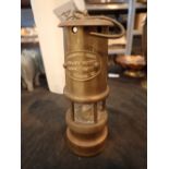 Small brass miners lamp