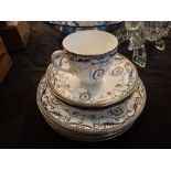 Shelley nine piece part tea set includin