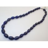 TGGC silver lapis lazuli bead necklace ( new with tag )