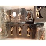 Twenty four metal toy soldier figurines mainly WWI