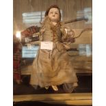 Antique Strobel and Wilken bisque headed doll with sleeping eyes