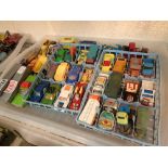 Tray of mainly Matchbox diecast vehicles