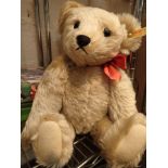 Steiff plush teddy bear with growler H: 45 cm