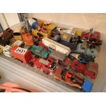 Tray of playworn Corgi vehicles