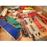 Box of playworn Matchbox vehicles