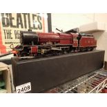 Ellis Clarke trains O gauge 4-6-0 Royal Scot locomotive Prince of Wales volunteers South Lancashire