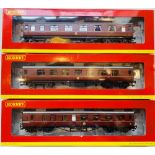 Hornby OO Gauge R4230 / R4321 / R4232 3x LMS Corridor Coaches All Mint & Boxed