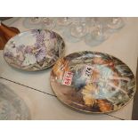 Two Marigold flower fairy plates
