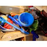 Mixed childrens toys including buckets s