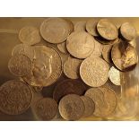 Quantity of mixed British coinage