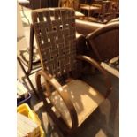 Art Deco rocking chair ( requiring upholstery )