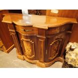 Italian style inlaid sideboard