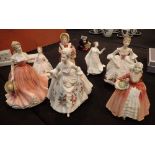 Seven Royal Doulton ladies including HN3