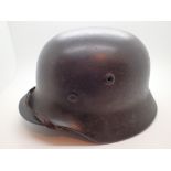 WWII German Third Reich SS helmet with s