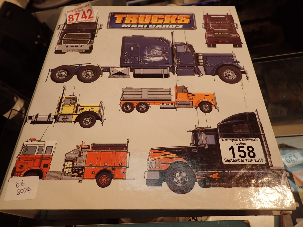 Four albums of single page Truck Maxi tr