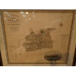 Framed Greenwood and Co map London 1829