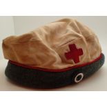 WWI German Red Cross Feldmutze cap