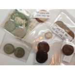 Collection of vintage British coinage in