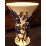 Moorcroft vase in the Delphinium pattern