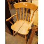 Beech carver chair