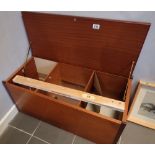 Beaver & Tapley teak cocktail cabinet with spirit level wall mount
