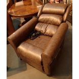 Modern electric riser reclining armchair in working order CONDITION REPORT: All